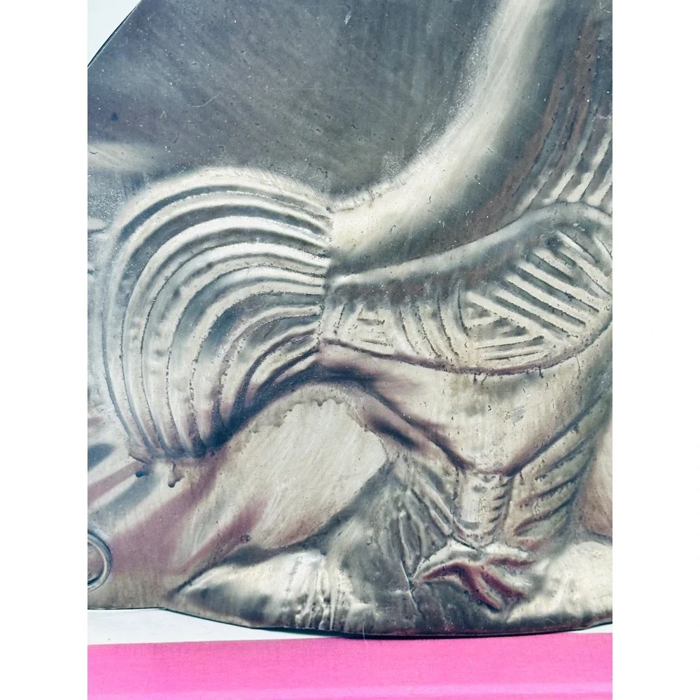 Vintage Rooster Metal Chocolate Mould Farmhouse Kitchen Decor Chicken Mold